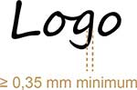 épaisseur minimum 0.35mm